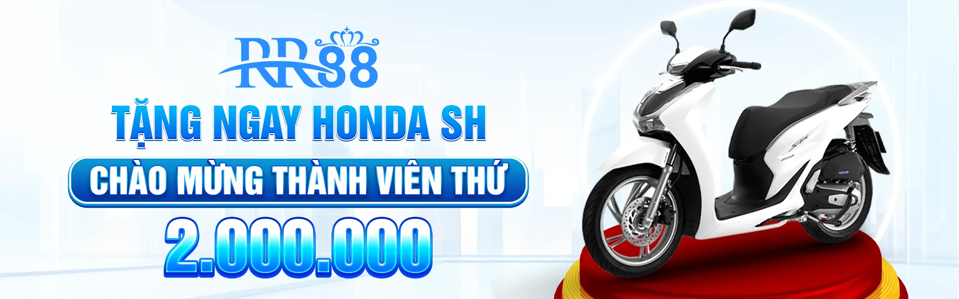 RR88 - Truy Cập Giao Diện Mới 2025 + Mã Tặng 88K Cực Hấp Dẫn 3 banner rr88 tặng honda sh